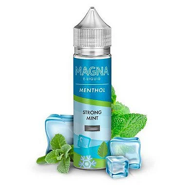 Juice Strong Mint Menthol (Freebase) - Magna 100ml e 60ml; vapevaportabacaria.com